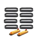 Набор колец в форме яйца овальной формы, пластиковая перфорированная форма для французского десерта сделай сам, форма для фруктов, печенья, выпечки, кухни