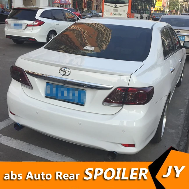 Спойлер для TOYOTA Corolla 2006-2013 спойлер высококачественный материал из АБС-пластика