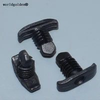 worldgolden 100pcs plastic clip front cover seal rubber strip clip for vw251823717