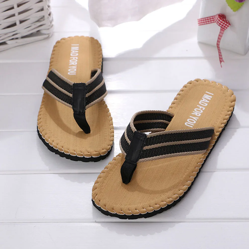 

Men Summer Flip Flop Shoes Sandals Male Slipper Indoor Or Outdoor Beach Flip Flops Men Fashion Home Non-slip Breathable3.38