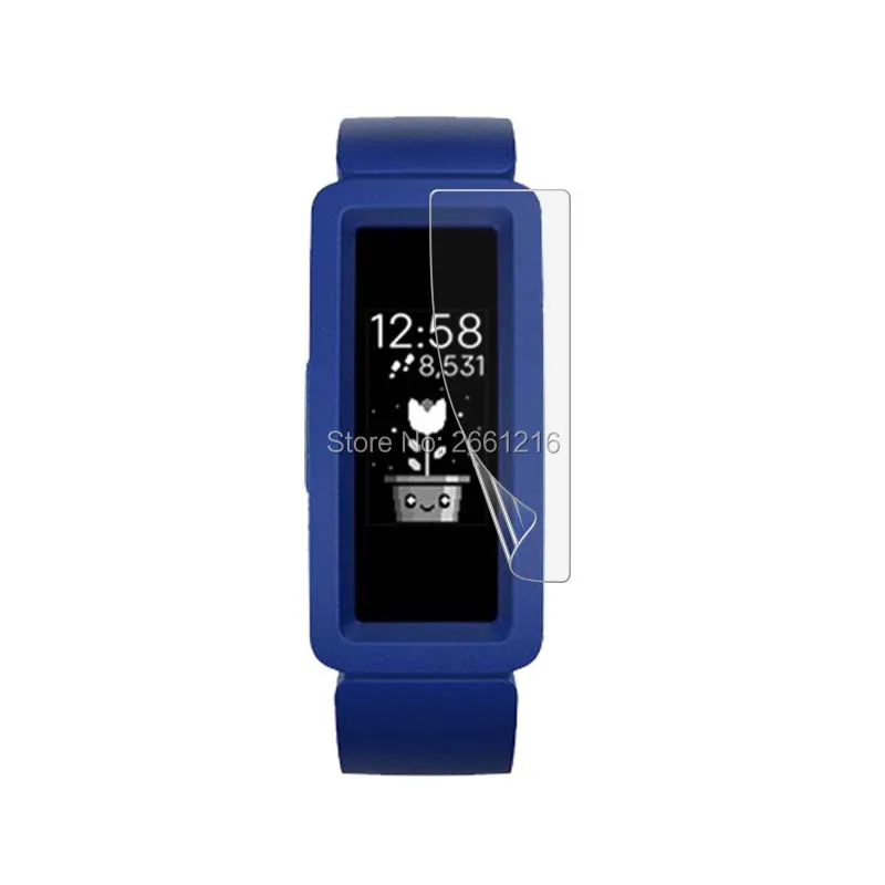 Умный Спортивный Браслет для Fitbit Ace 2 3 шт. прозрачная/Антибликовая матовая мягкая