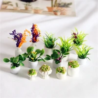 miniature doll house mini plant model finished flower pot model for 16 112 dollhouse display micro film shooting props