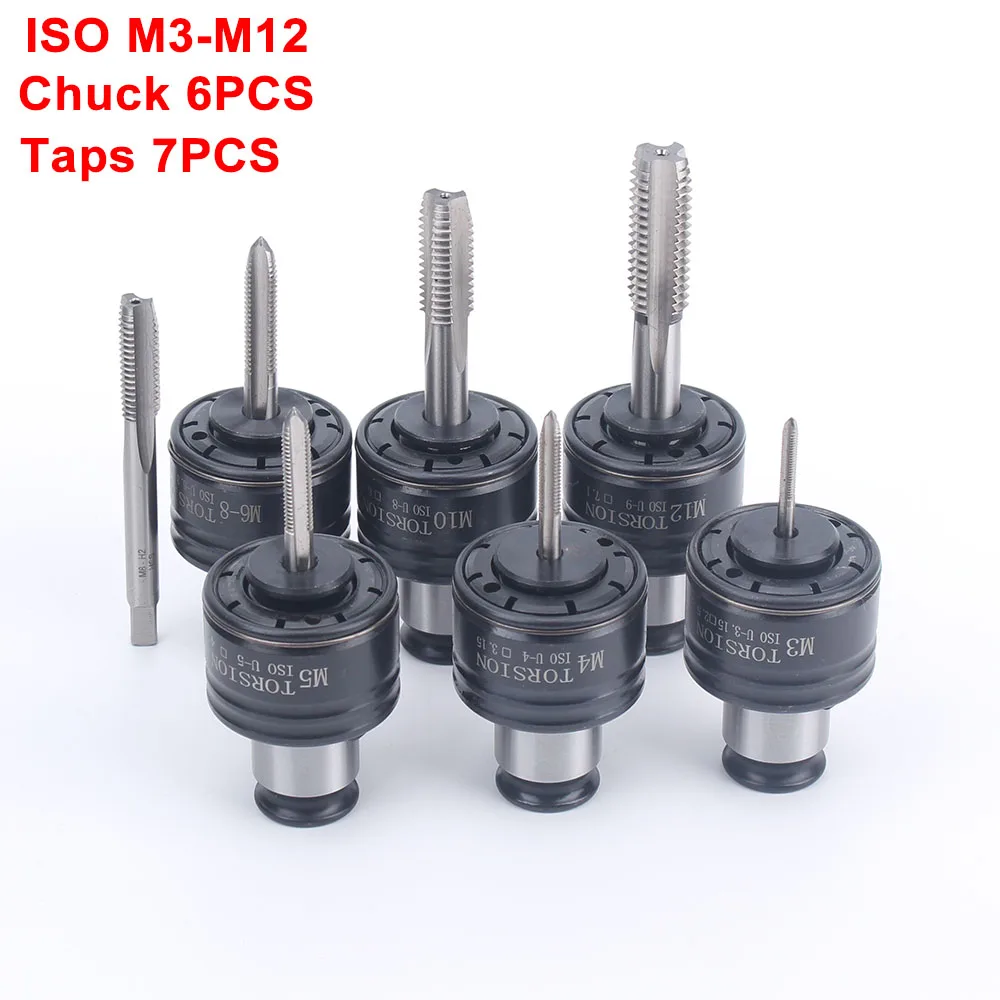 

GT12 19 мм ISO/DIN M3-M12 комплект нажав цанги патроны с краны