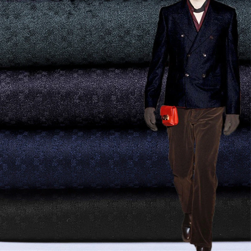 

Suit fabrics for autumn and winter new suits, business jackets, men's fashion casual jacquard suiting fabrics