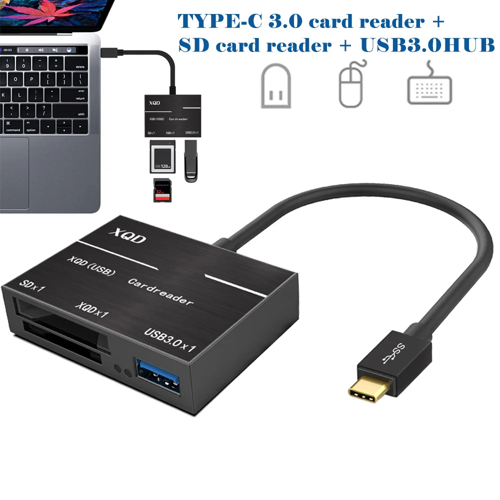 USB 3.0 Type C кардридер для SD карт|USB-хабы| |