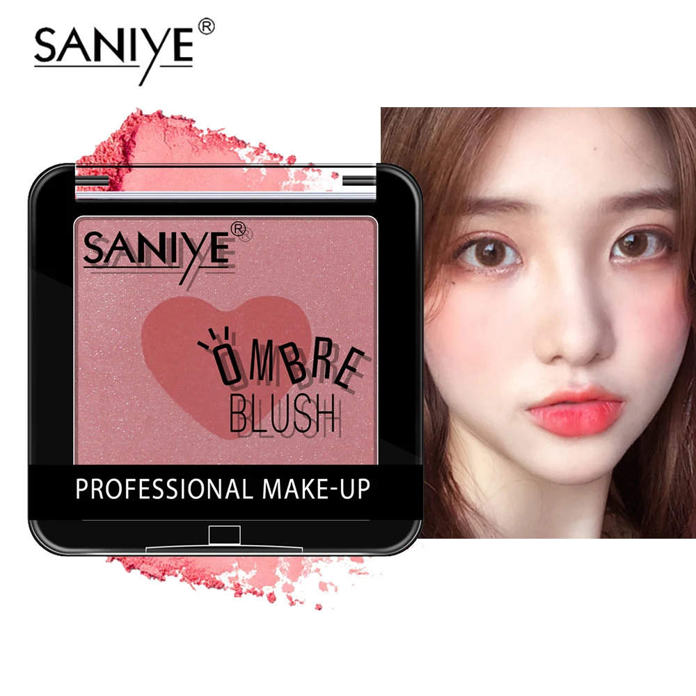 SANIYE профессиональная палитра румян для лица 4 цветов минеральная пигментная