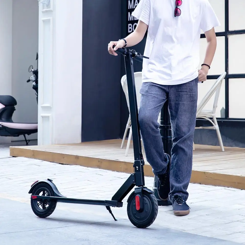 

8 Inch Folding Household Electric Scooter 36V/ 250W Brushless Motor 15-20km Lithium Battery Unisex Adult For Daily Use Or Work