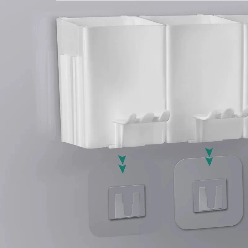 

Wall Mount Toothbrush Holder Set Automatic Toothpaste Dispenser Bathroom Organizer Home Tooth Brush Holder Bathroom Accessories