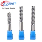 Концевая фреза из карбида вольфрама и кукурузы, 3,17546 мм