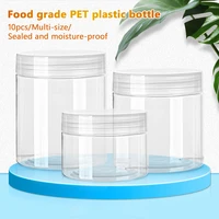 10pcs kitchen storage box sealing food preservation plastic fresh pot container home dried fruit preventing insect storage tank
