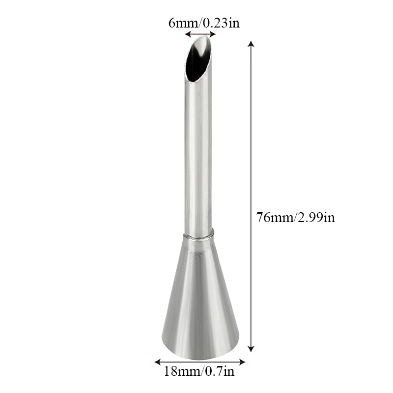 

Piping Bag Nozzles Set Stainless Steel Cupcake Cake Decorating Tips For Puff Cream Pastry Piping Nozzles
