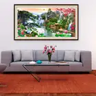 DIY 5D Добро пожаловать сосна Бриллиантовая Вышивка Дерево камни в форме ромба круглый красный 