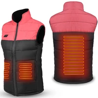 4 zones outdoor heated vest men women electric intelligent heating vest jacket slveeless thermal waistcoat sports hiking camping