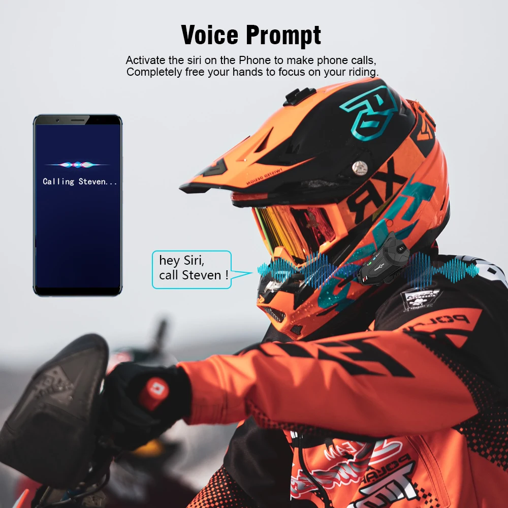 R1 Plus Wifi регистратор мотоцикла DVR Bluetooth Совместимость 5 0 группа разговора 6