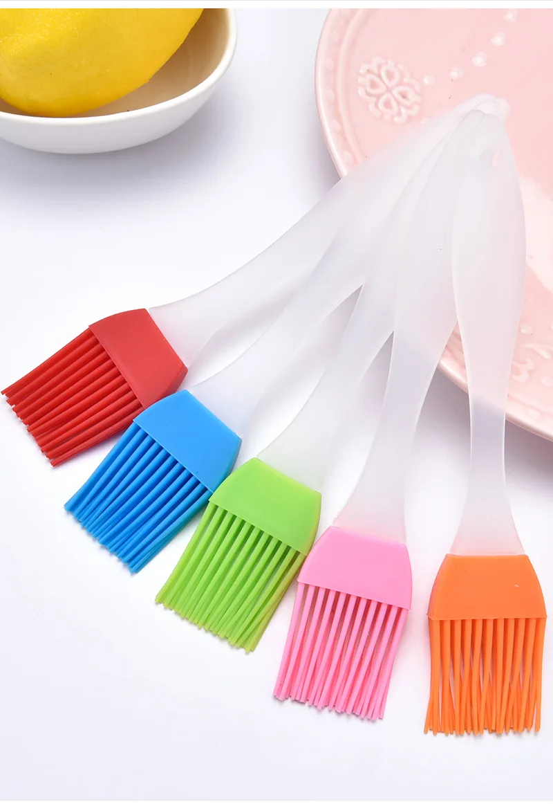 

2021 New Silicone Oil Bottle Baking Brush Liquid Oil Honey Brushes Barbecue Tool BBQ Basting Pancake Kitchen Accessories