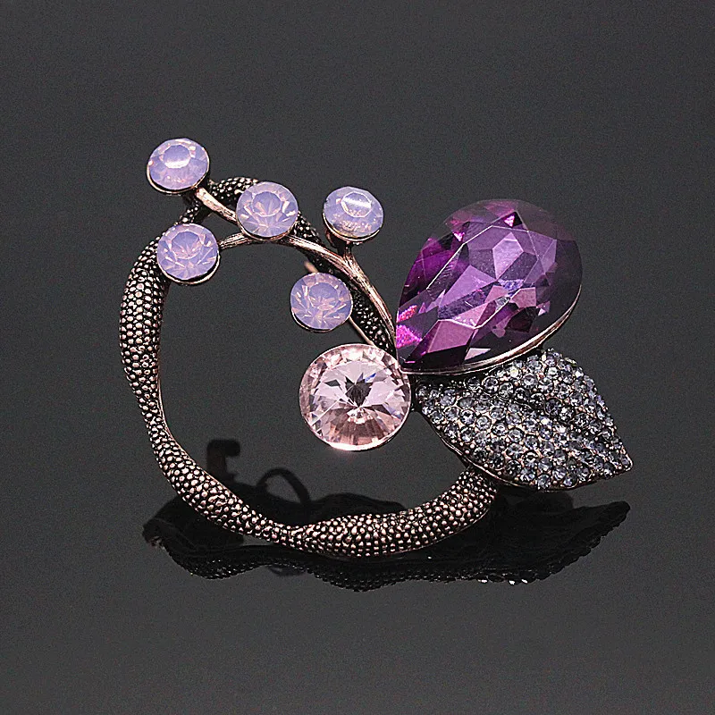 Модные броши в виде больших листьев для женщин 2019 винтажная оригинальная брошь