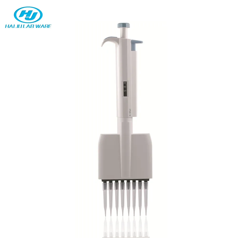

HAIJU LAB Top Pette 8 and 12 Multichannel Adjustable Volume Mechanical Pipettes
