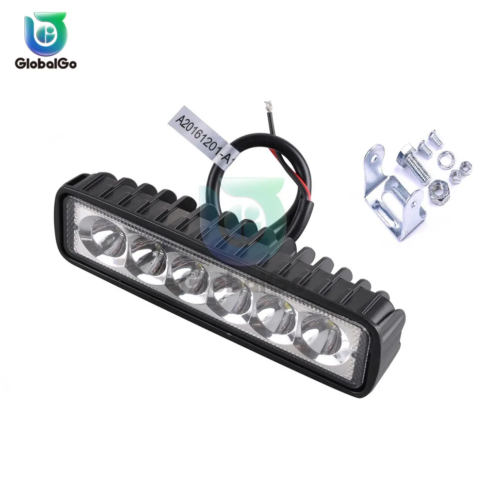 18 Вт 6 светодиодный DC 12 В автомобильный головной светильник аксессуары для ламп