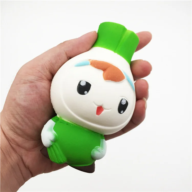 Onion Мягкие медленно растущие мягкие игрушки милые Kawaii Jumbo большой розовый единорог мультфильм животных мягкие игрушки Jumbo - Цвет: Onion
