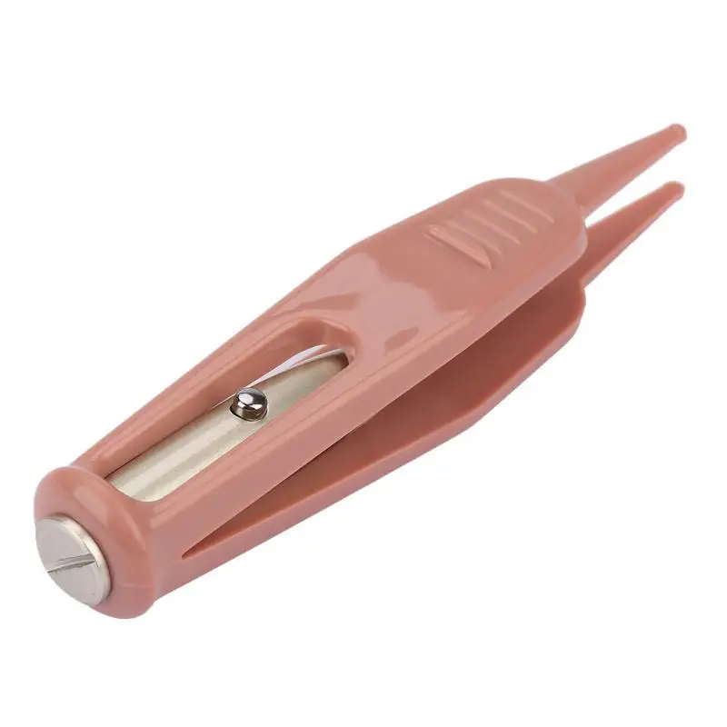 Очищающий Пинцет для младенцев очиститель носа и пупка пластиковый светодиодный