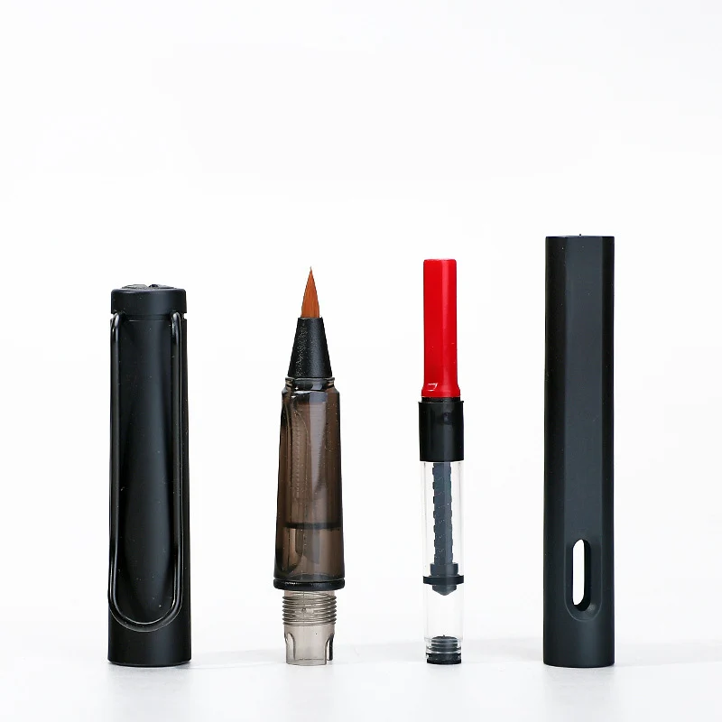 Ручка перьевая мягкая с кисточкой стильная гладкая кисточка для письма школьные