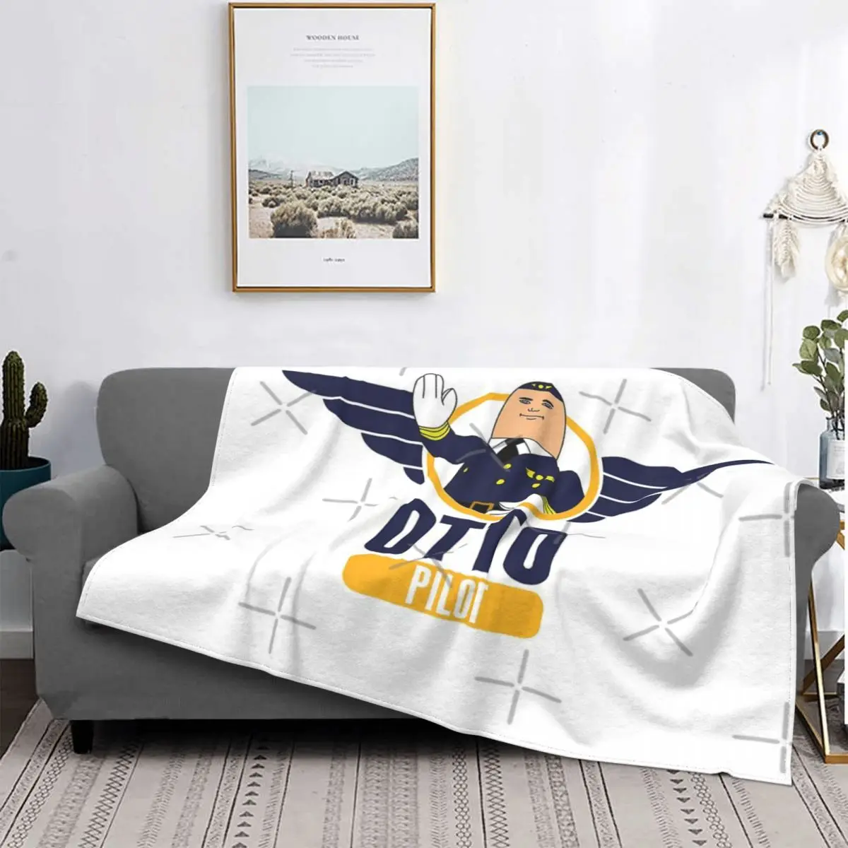 

Otto-Manta inflable con capucha para cama, o cama para sofá colcha, a cuadros, 90