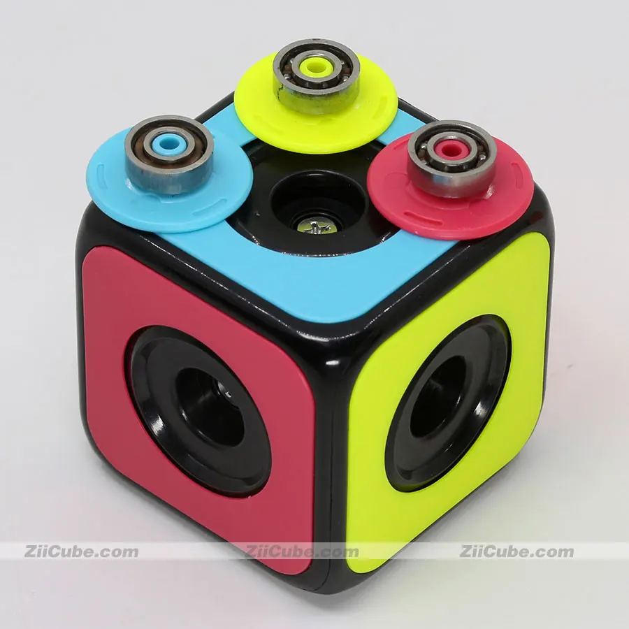 QiYi cubos de la magia dedo Spinner 1x1 куб бесконечности бесконечный куб прикольные игрушки קוביה הונגרית Cubo de rubix cubos-5