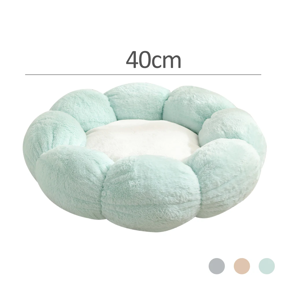 

Pet Cat Bed House Flower Shape Round Kennel Super Soft Warm Sleeping Cats Nest Pet Puppy Cushion Mat For Small Medium Dogs Cats