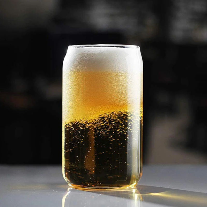 Пивная кружка прозрачный Стекло чашки Чай Кофе Cola шумовой фильтр для сока молоко