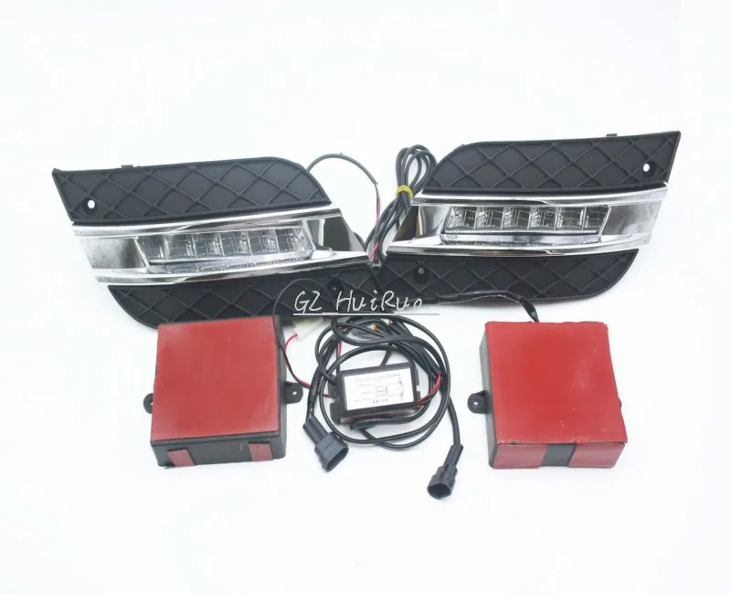 Светодиодный дневного вождения туман светильник лампа для Mercedes Benz W164 ML350 ML280 ML300