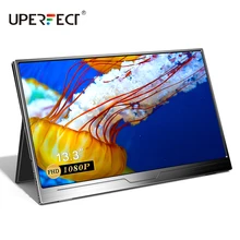 UPERFECT Portable Monitor 13.3 IPS Screen LCD USB Type-C 1080P Gameing Display For Raspberry pie PS4 Laptop Phone Xbox Switch