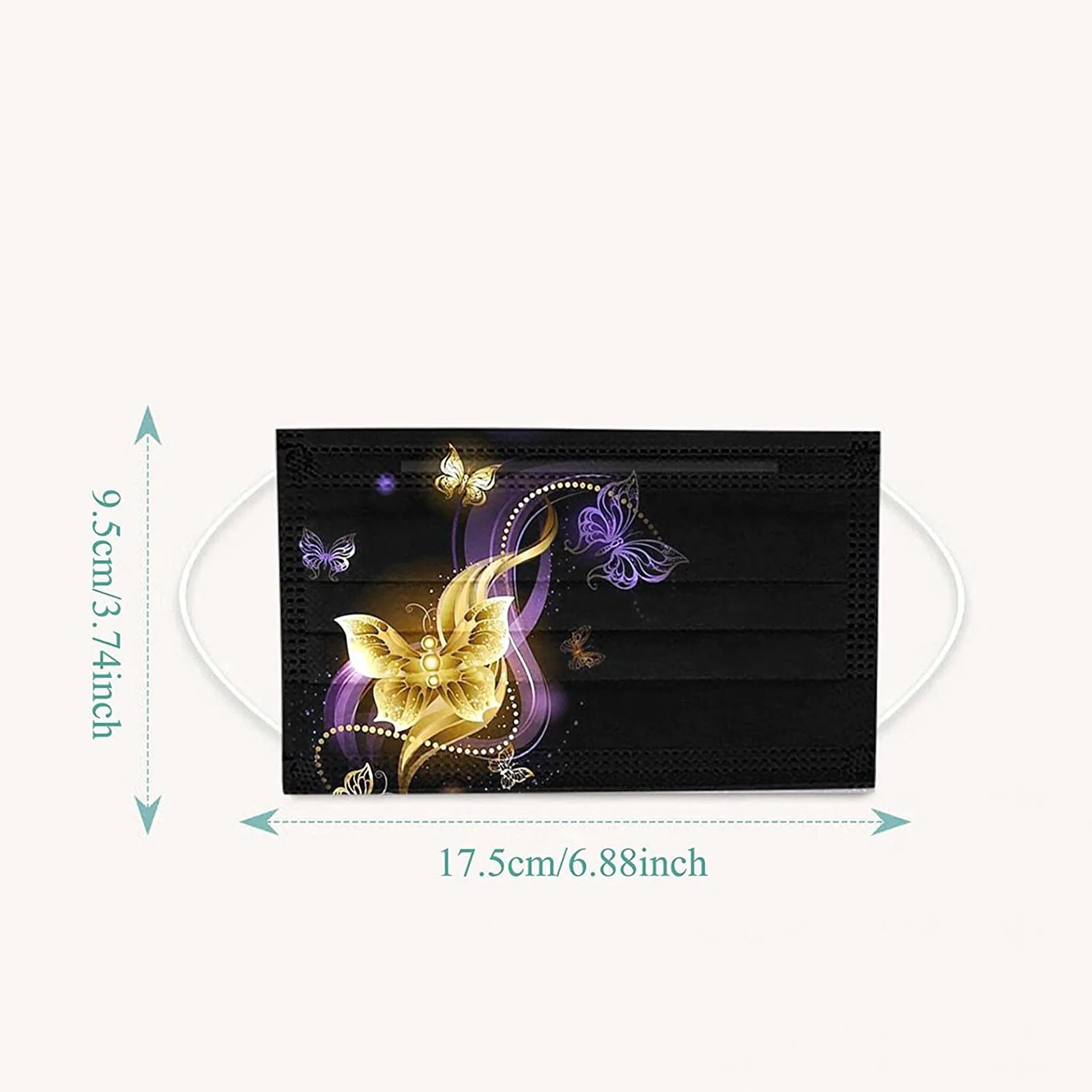 50 шт. одноразовые маски-бабочки для женщин | Тематическая одежда и униформа