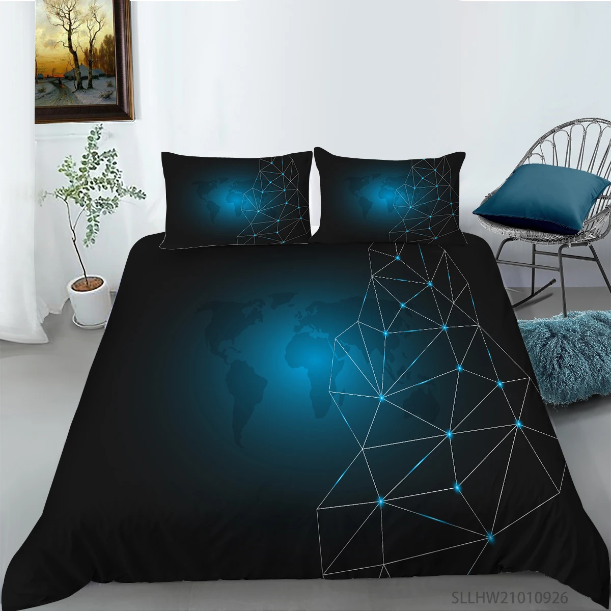 

Home Textile 3D Bedding Set King Size Duvet Cover Set Luxury Pattern Print 2/3 Pcs Highend Bedclothes Dropship