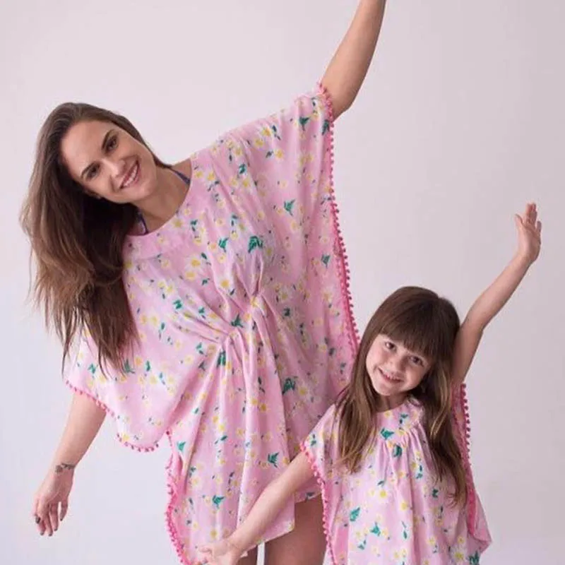 Новинка Платья для маленьких девочек Платье плавания с цветочным рисунком