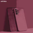 Оригинальный квадратный жидкий силиконовый чехол для Samsung Galaxy S21, S20, S10 Ultra Plus FE, A72, A71, A70, A52, A51, A50, A21S, 4G 5G