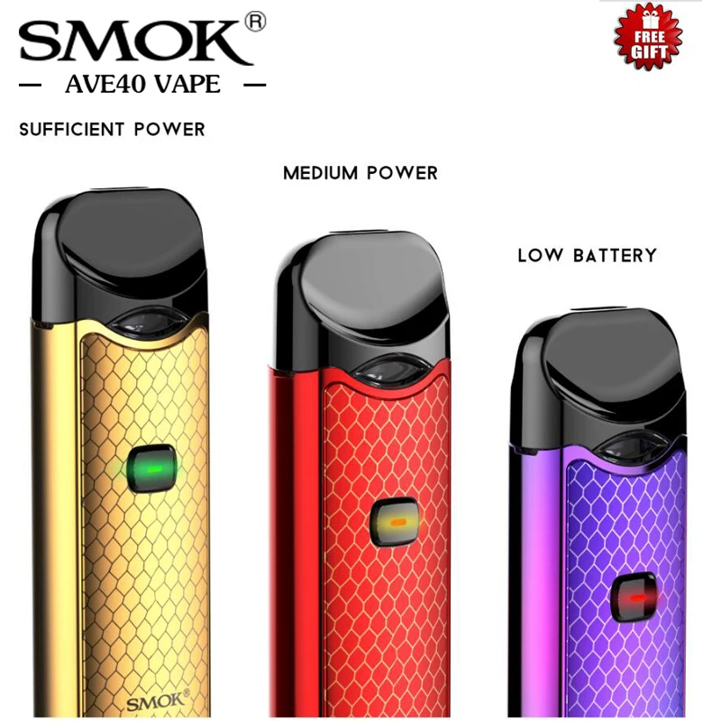 Новый 7 цветов SMOK Nord Pod системный комплект 1100 мАч батарея Vape электронная сигарета