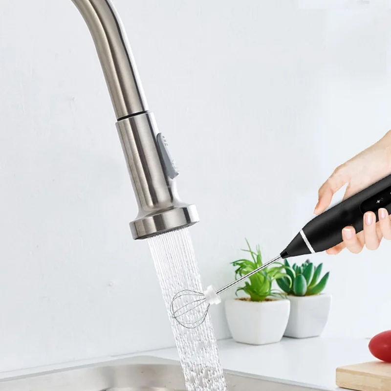 

Refillable Mini Milk Mixer Drink Cream Frother Coffee Mixer Hand Whisk Kitchen Egg Beater Tools
