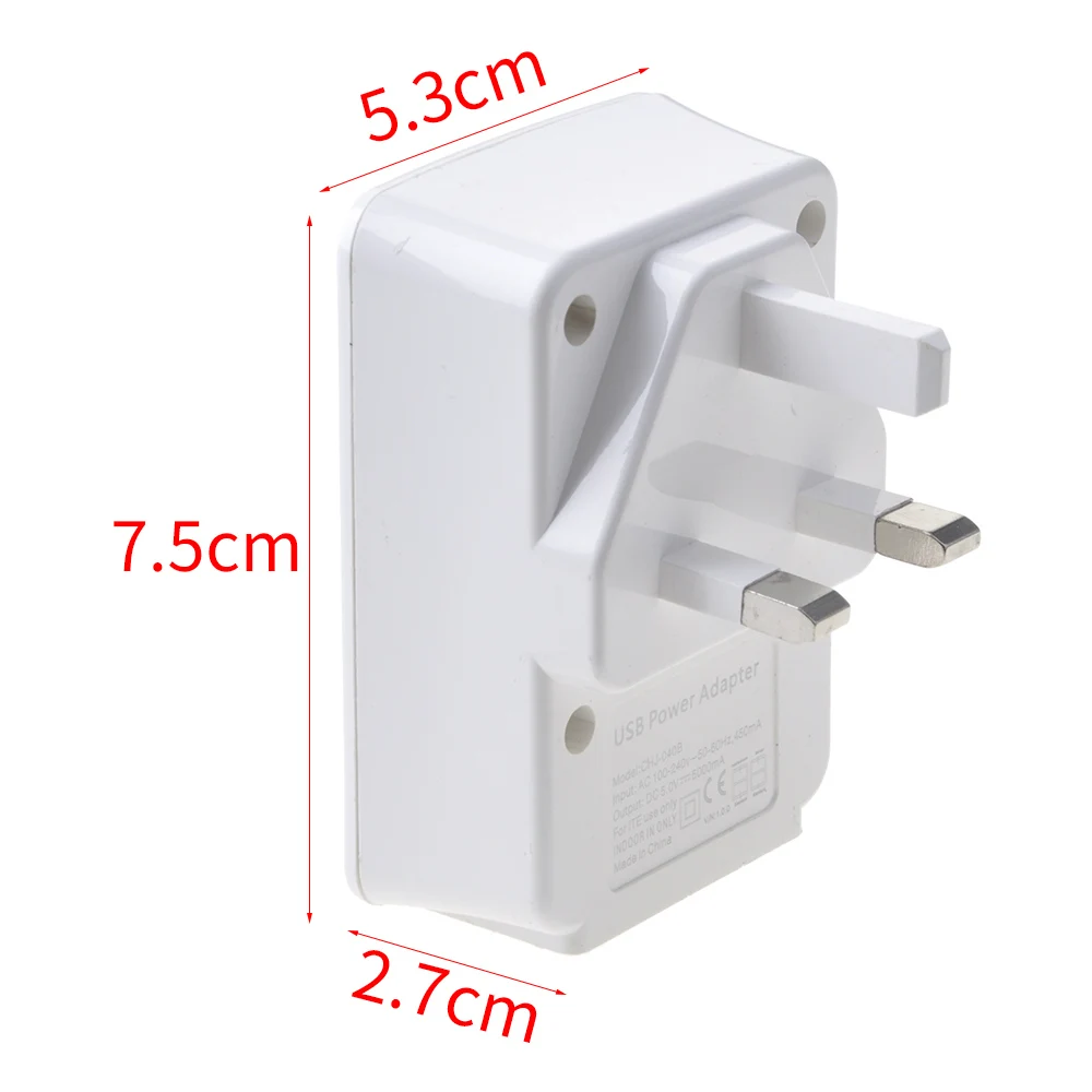 Сетевое зарядное устройство с 4 USB-портами хаб для быстрой зарядки iPhone Samsung