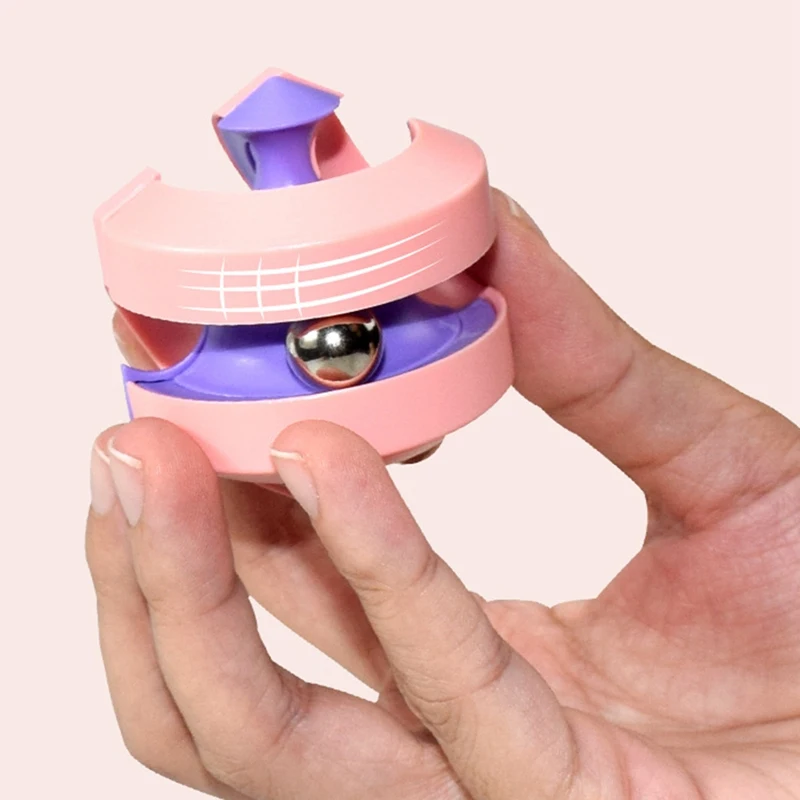 Starry Sky Rotating Bean Toys Decompression Small Beads Spinner Magic Cube Stress Relieve Puzzle Track Ball for Kids Adult |