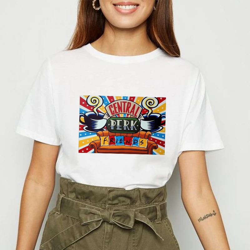 Женская футболка с короткими рукавами Lei SAGLY Friends ТВ-шоу 25-летняя годовщина центр