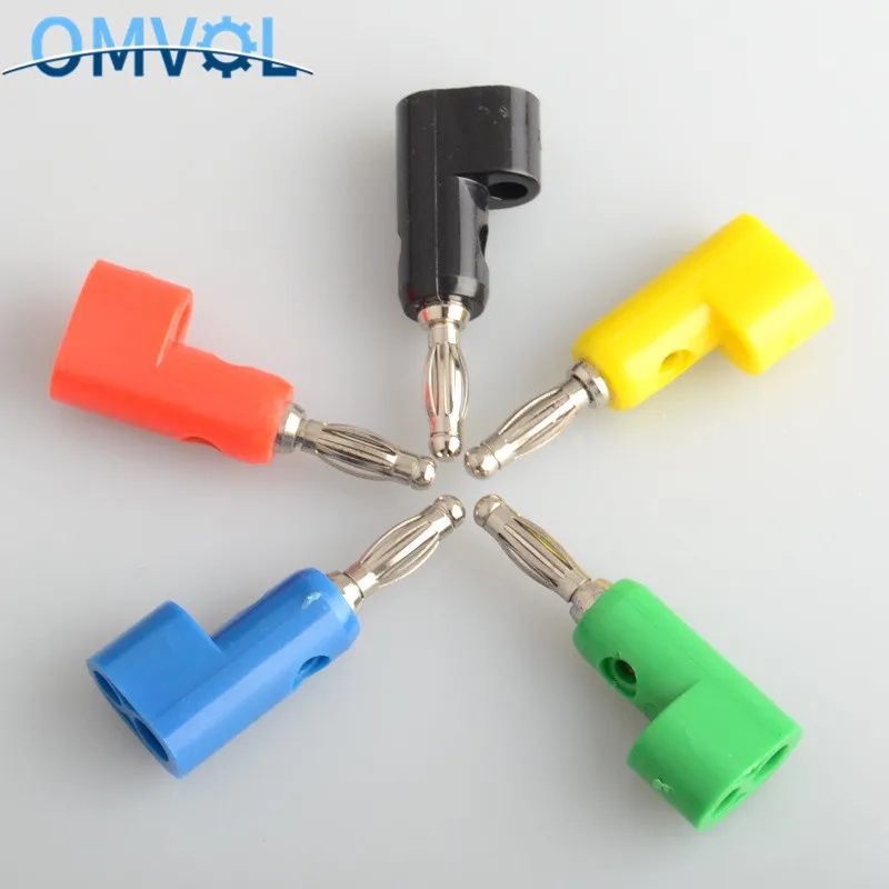 2 шт. 4 мм разъем типа банан коннекторы для аудио колонок усилитель спикер