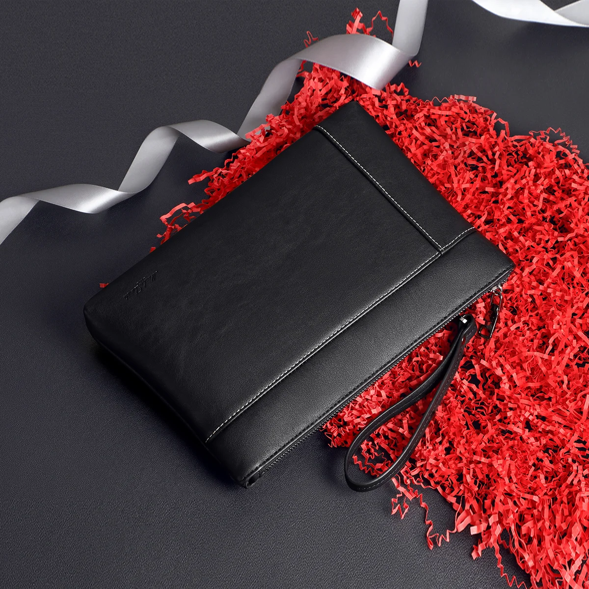 

Модный мягкий мужской клатч, деловой Повседневный офисный кошелек, кредитница, брендовый дизайнерский мужской клатч