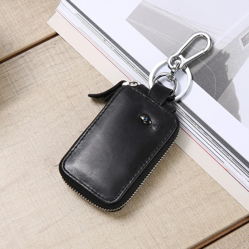 Умный кошелек для ключей из натуральной кожи мужчин и женщин сумка автомобиля