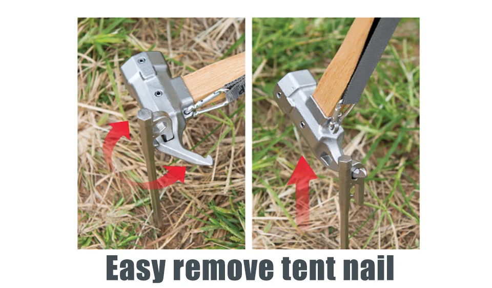 Многофункциональный походный молоток с ремешком стальной ультра светильник