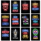 Игровой плакат, Картина на холсте для геймеров, плакат для съедобного сна, принты для детской, Декоративная Настенная картина для игр, игровая комната