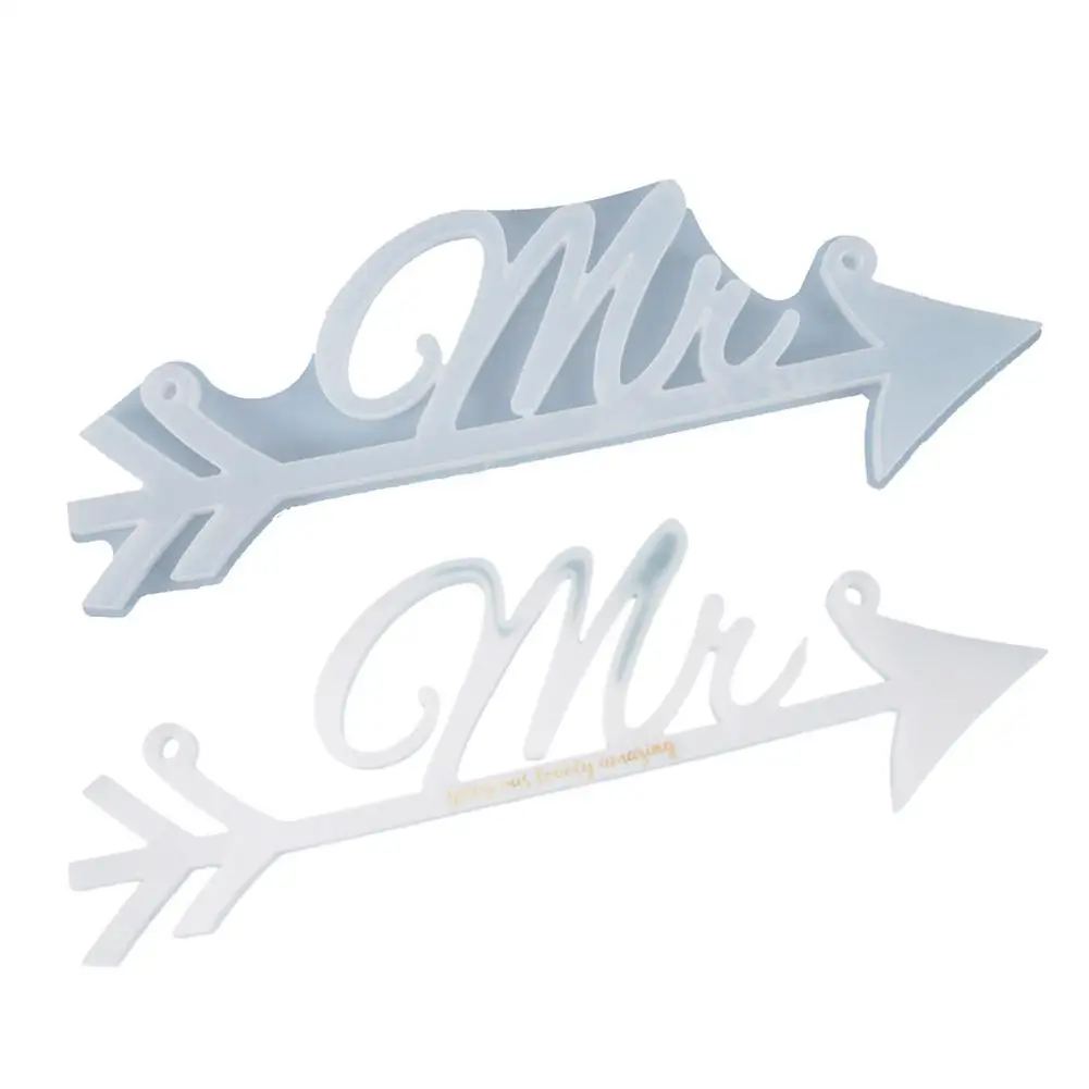 

2020 New Silicone Molds Epoxy Resin Letters Molds for Wedding Party