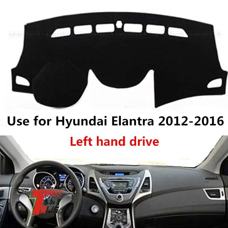 Коврик TAIJS для приборной панели с левым рулем 3 цвета коврик автомобиля защитой от