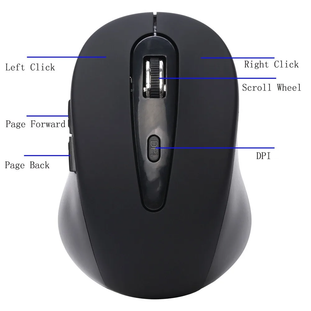 Ouhaobin беспроводная мышь Bluetooth 3 0 6D 1600DPI оптическая игровая Мыши для ноутбука