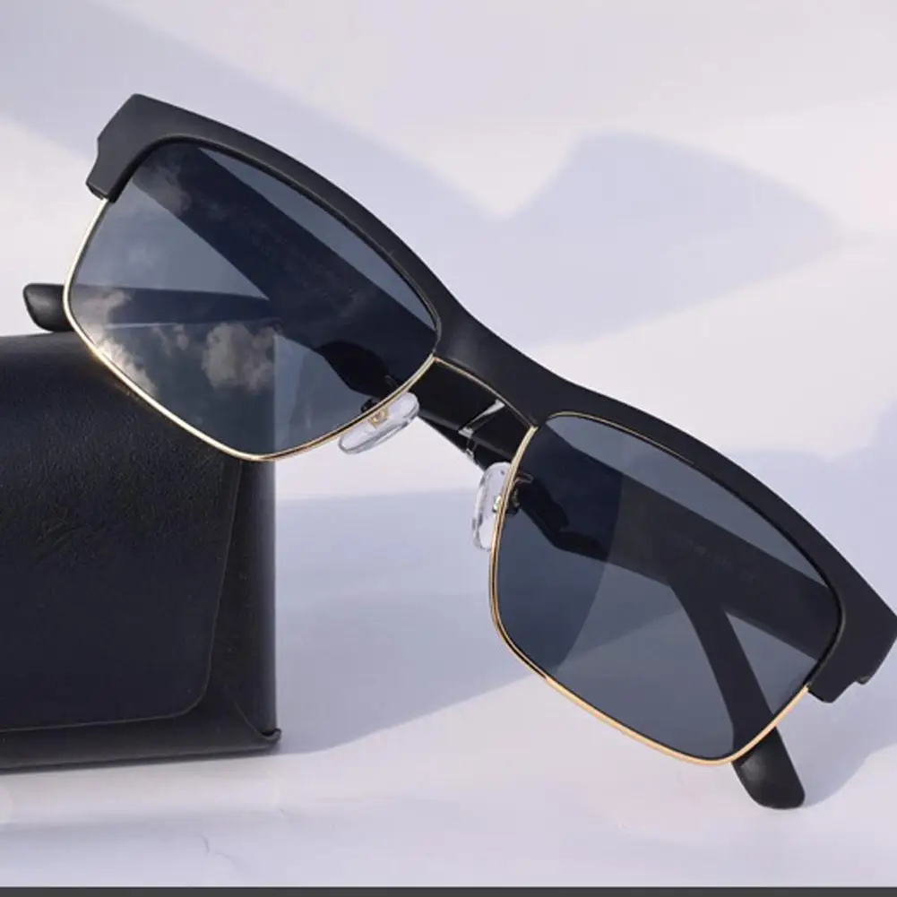 저렴한 K2 블루투스 호환 5.0 선글라스 야외 스마트 BT 안경 무선 스포츠 헤드셋 마이크 안티 블루 선글라스