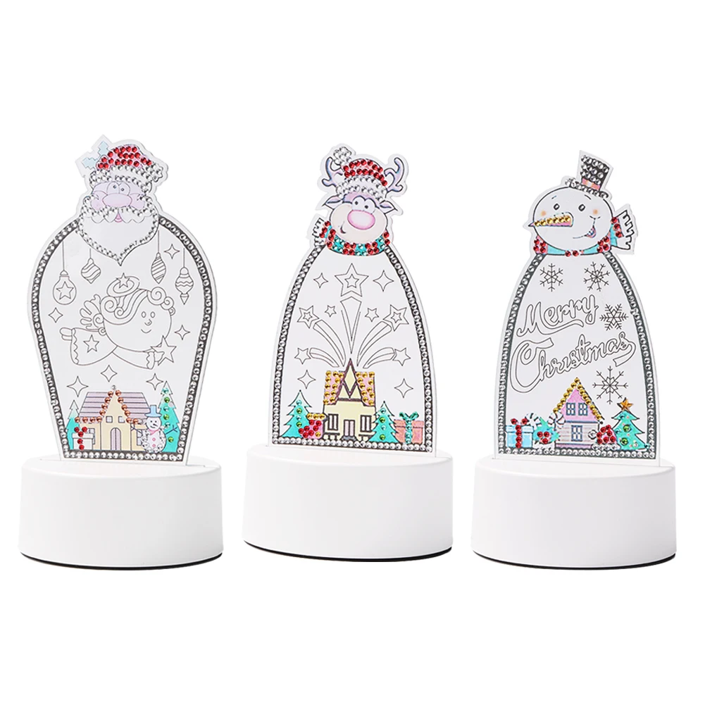 

Хит продаж, светодиодный светильник для алмазной живописи, Рождественская вышивка «сделай сам», ночная лампа, домашние украшения, Стич «сде...